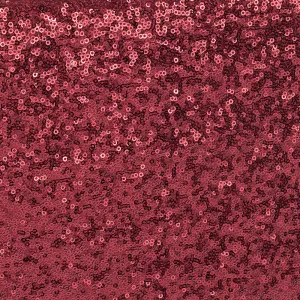 10 yards GLITZ Sequins Fabric Bolt - Burgundy