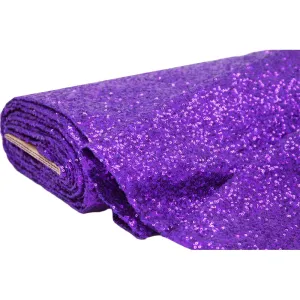 10 yards GLITZ Sequins Fabric Bolt - Purple