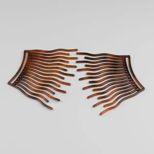 2x Interlocking Hair Combs