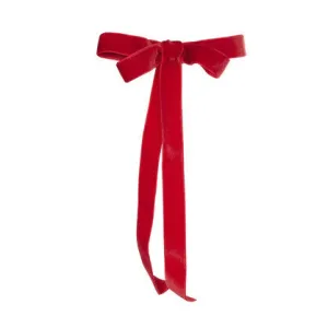 6pk Red Velvet Classic Bows