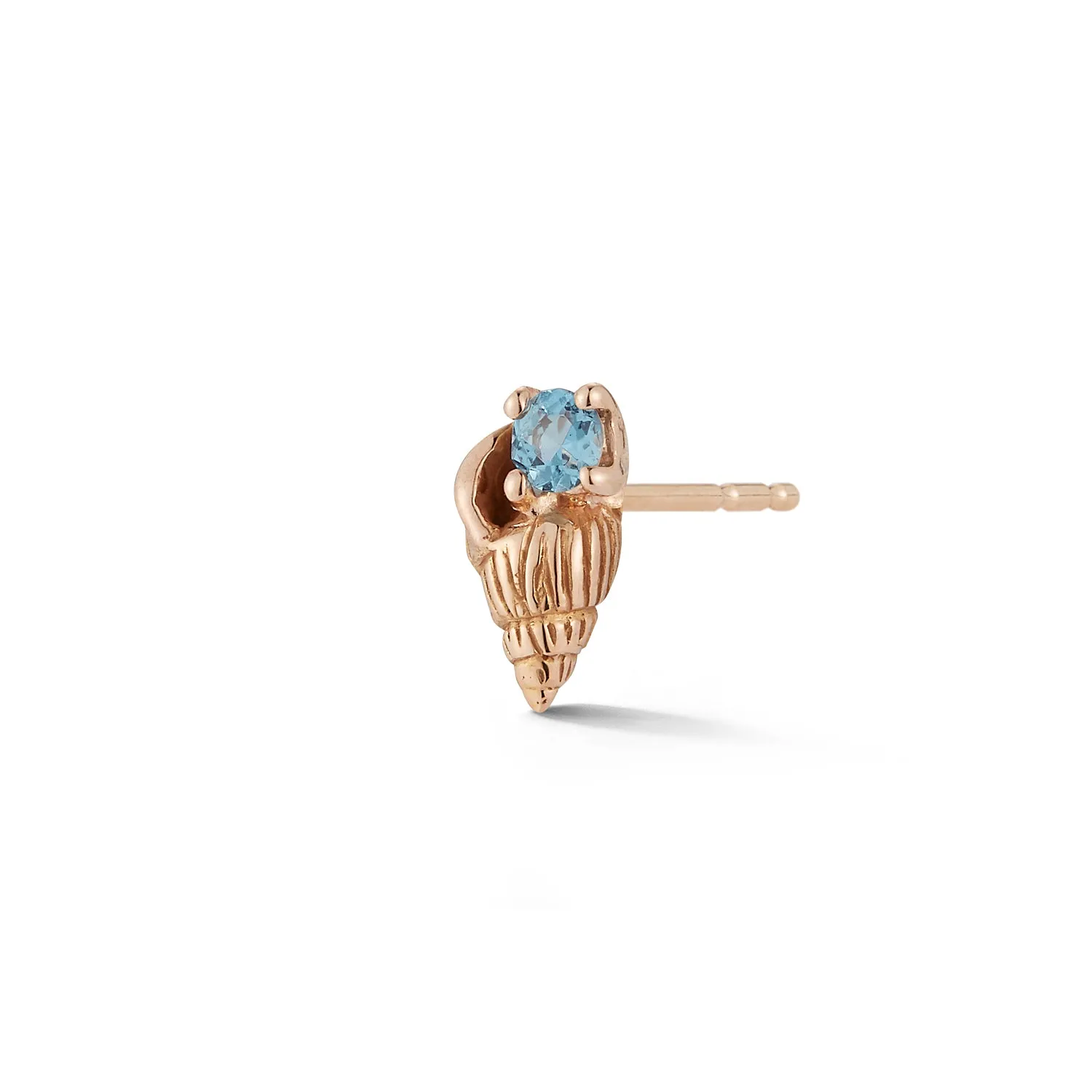 Bitsy Ursula Stud with Aquamarine - Open