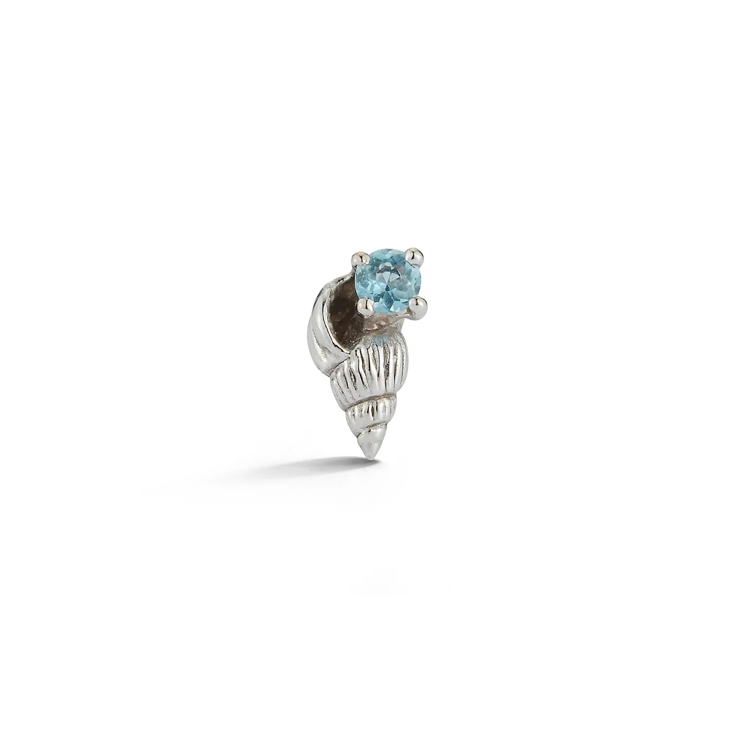 Bitsy Ursula Stud with Aquamarine - Open