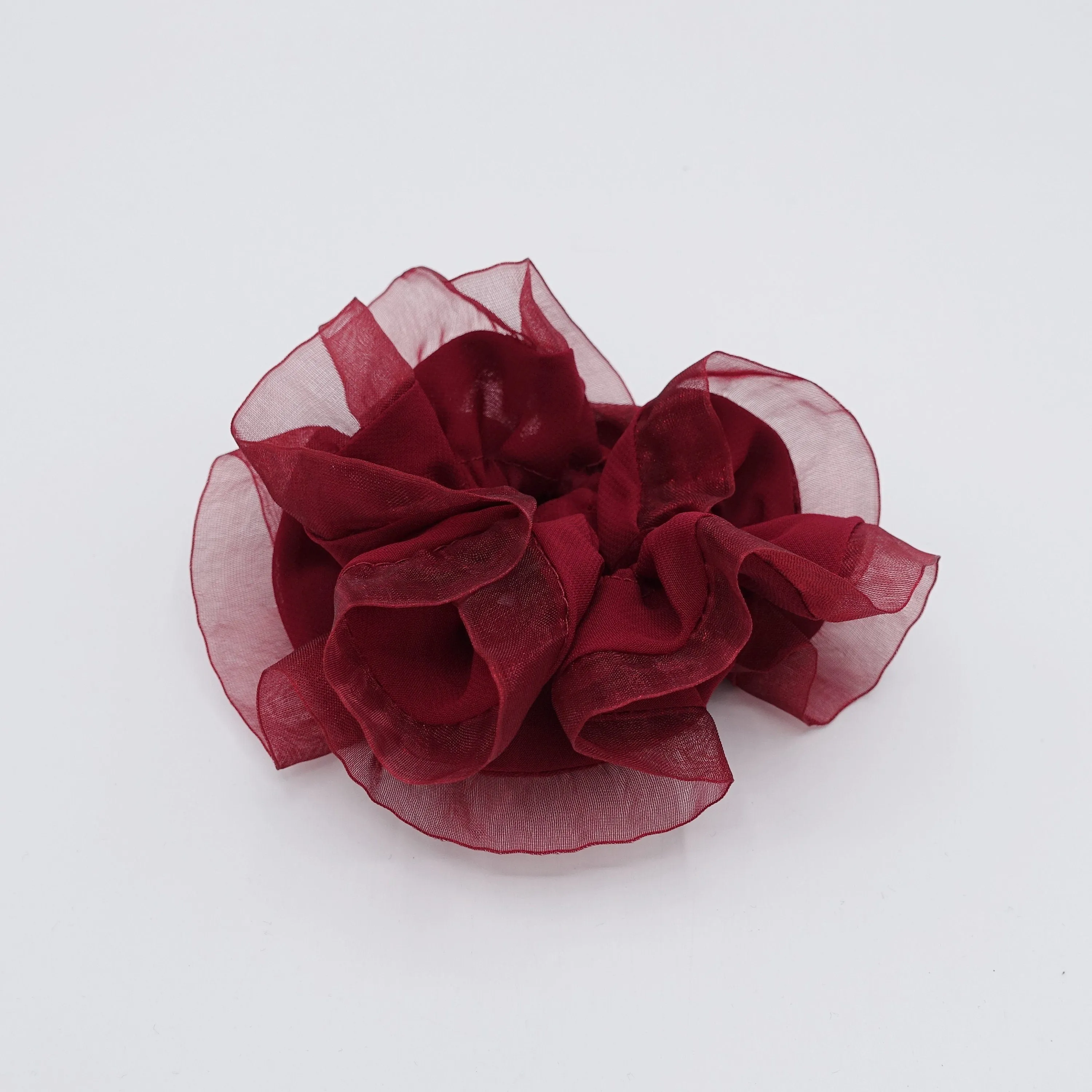 chiffon 2 tone scrunchies