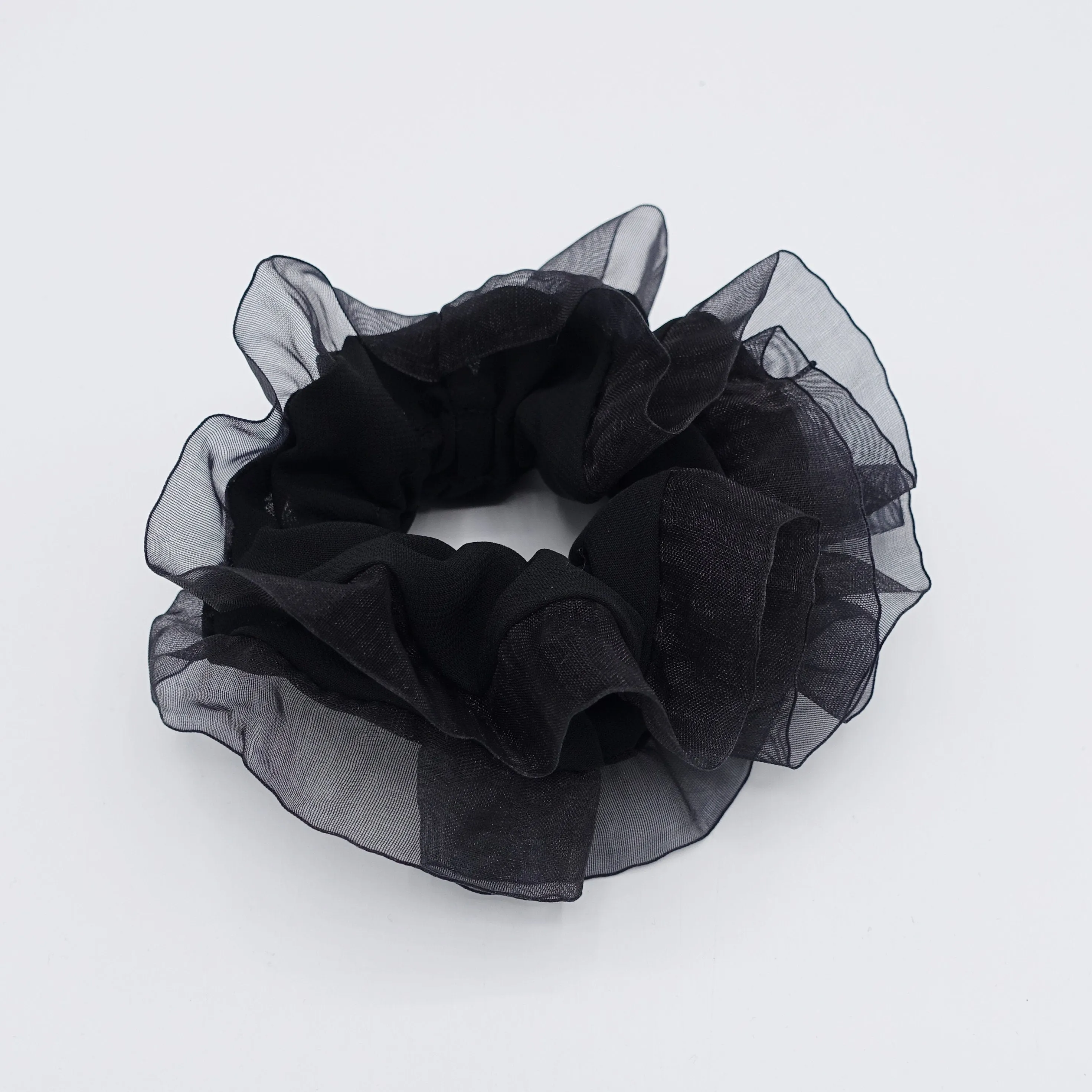 chiffon 2 tone scrunchies