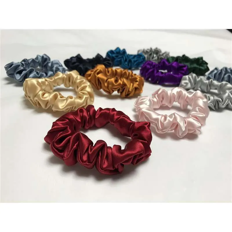 Classic Silk Scrunchies - custom and wholesale