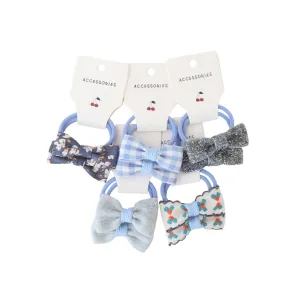 Cool Blues Baby Bow Bundle