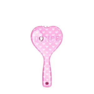 dance heart shaped hair brush