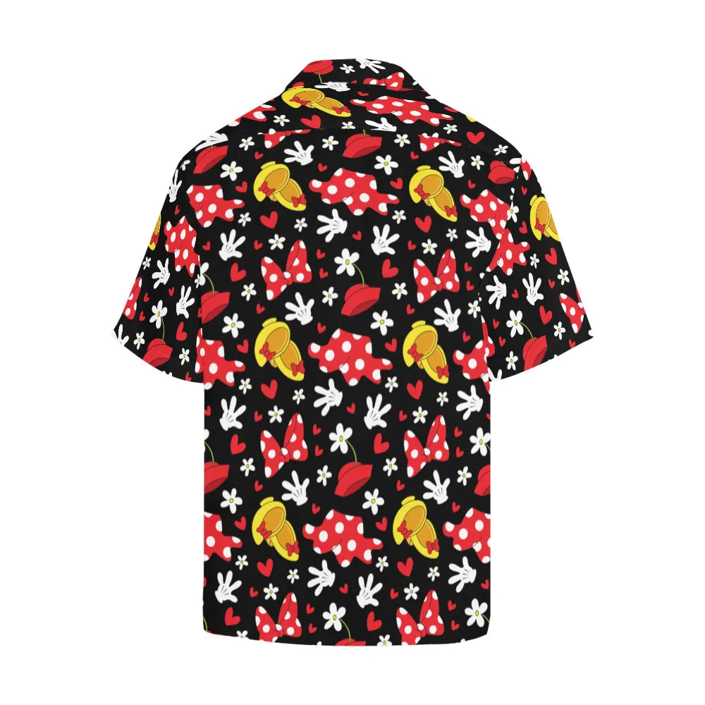 Disney Minnie Mouse All About The Bows Hawaiian Shirt