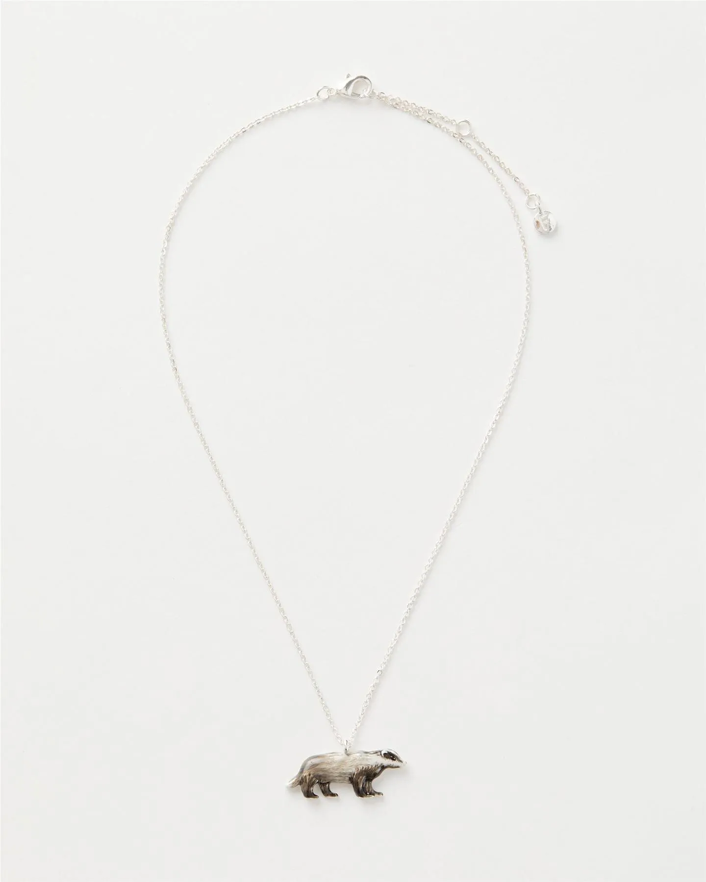 Enamel Badger Short Necklace