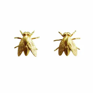 Gabriella Kiss 18k Fly Earrings