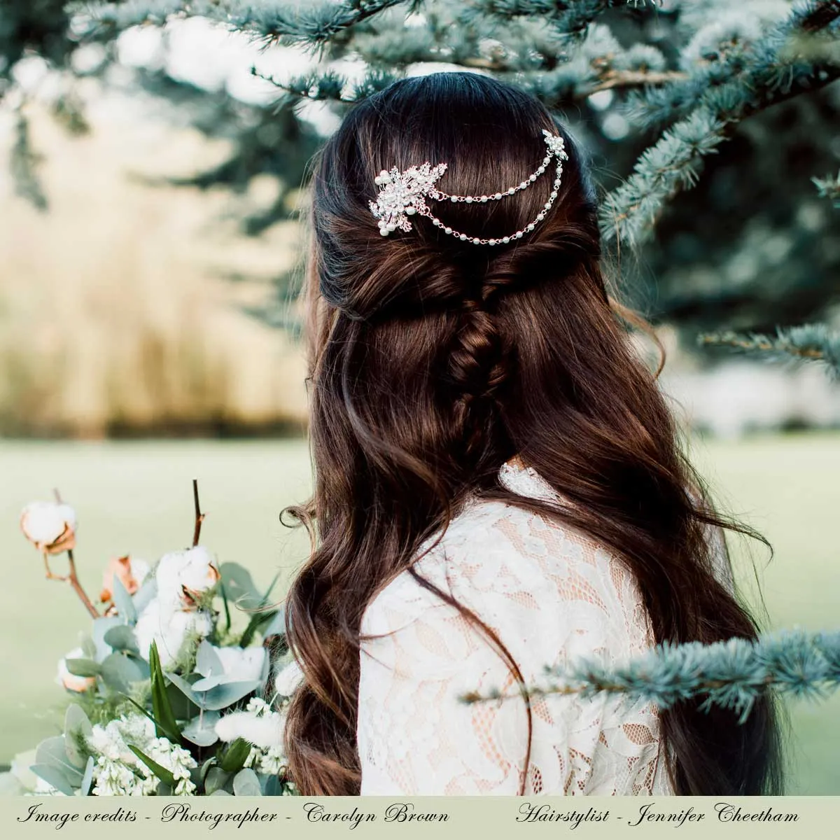 Heirloom Bouquet Chain Headpiece