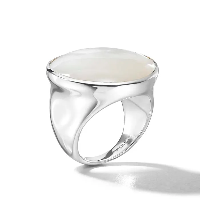 Ippolita Rock Candy Round Sculptured Ring "Luce" Collection in Sterling Silver