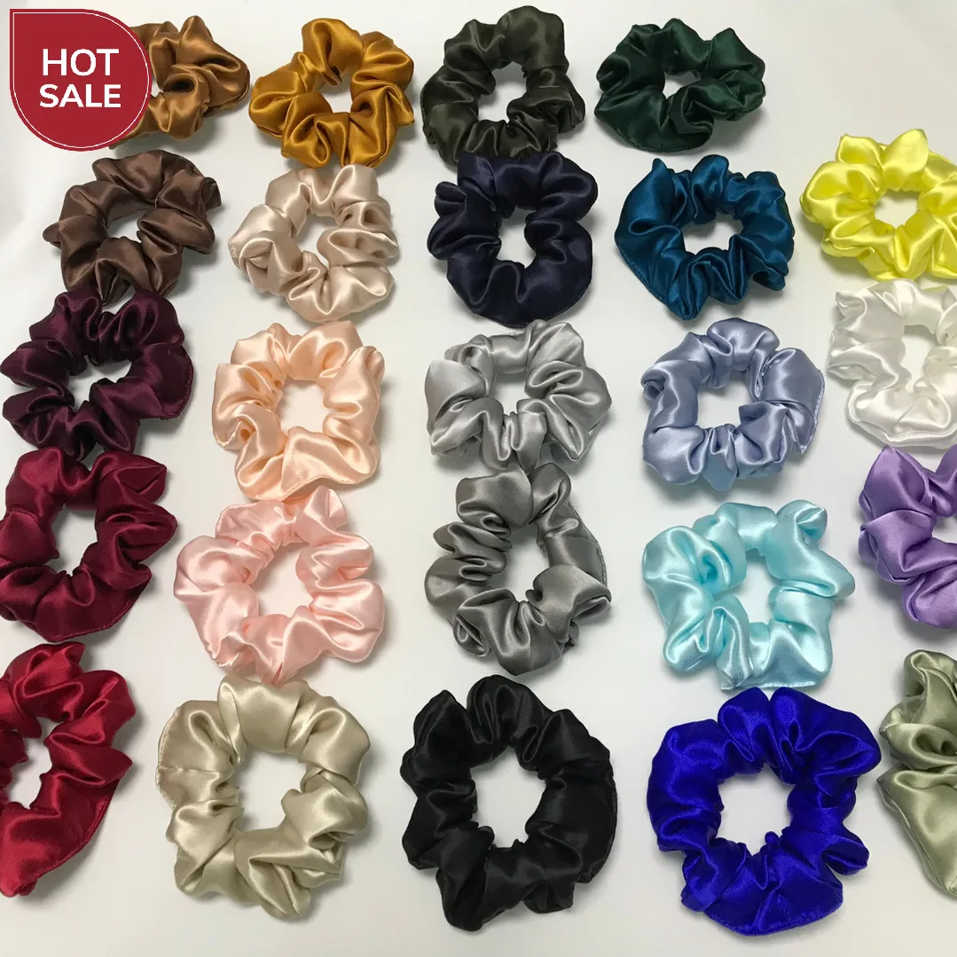 Large Silk Scrunchie Custom Wholesale