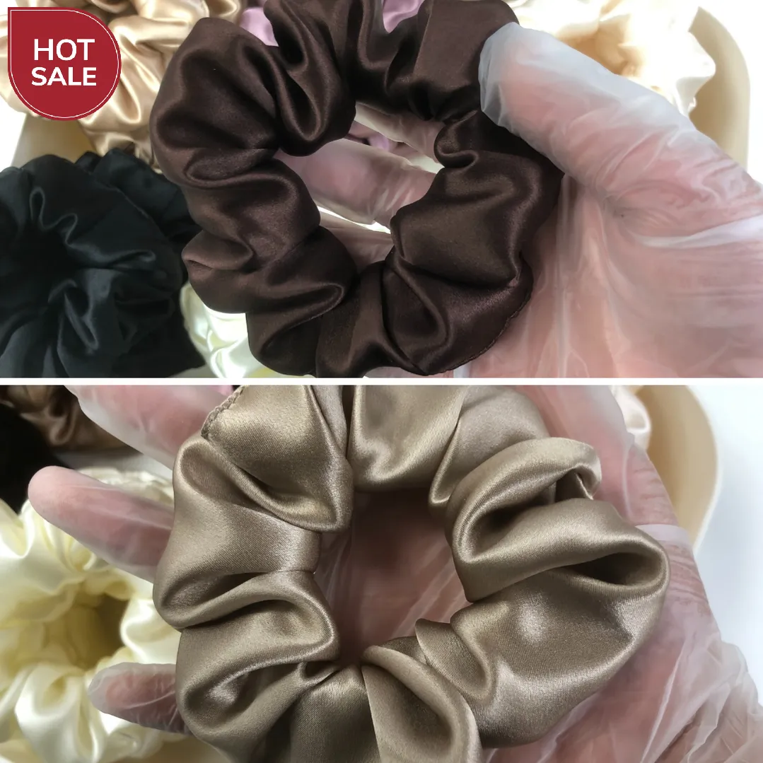 Large Silk Scrunchie Custom Wholesale