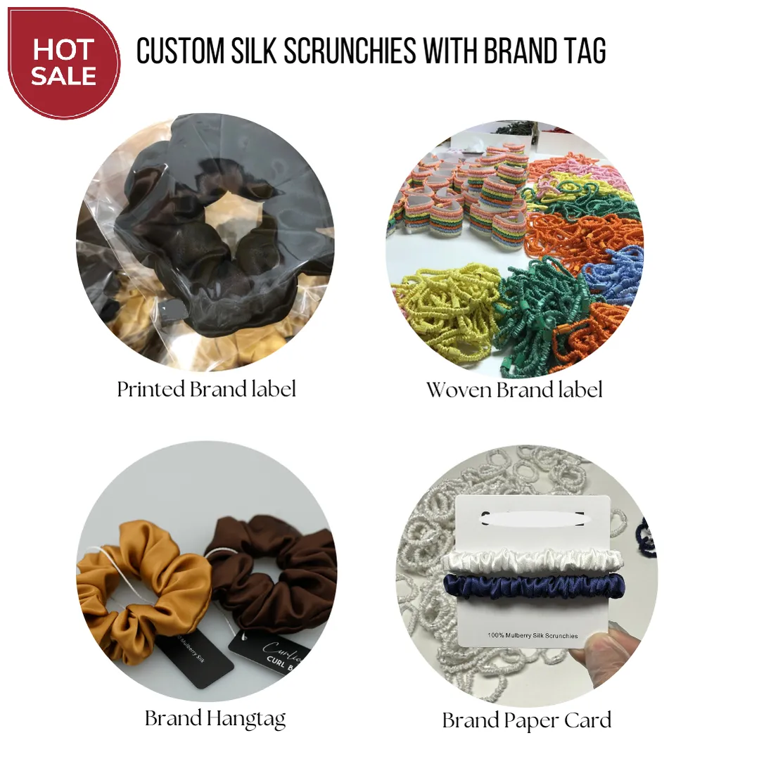 Large Silk Scrunchie Custom Wholesale