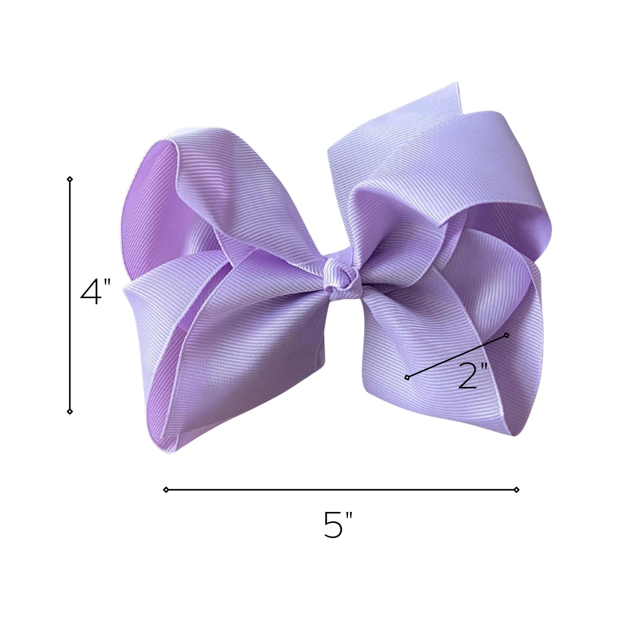 Light Purple Classic Hair Bow