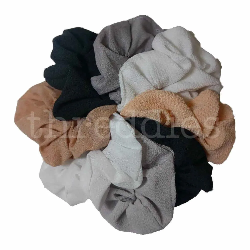 Mixed Texture Scrunchies