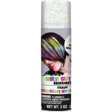 Multicolor Glitter Hairspray 3oz. | 1 ct