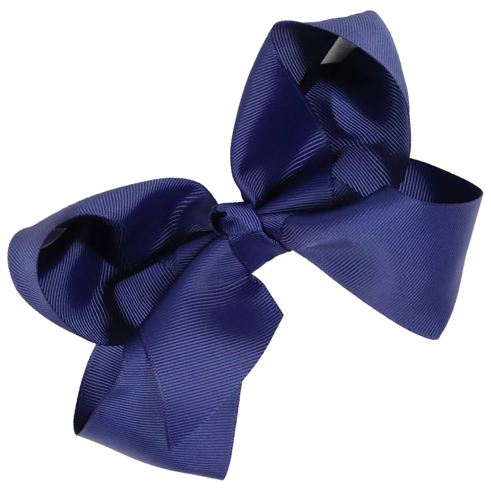 Navy Classic Hair Bow