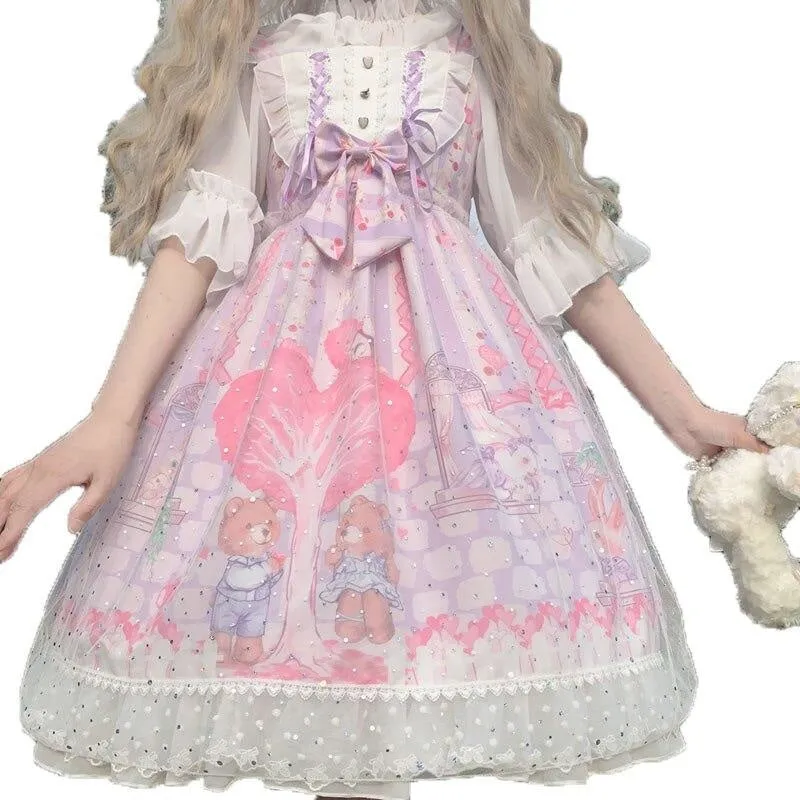 Neko Family Tree Lolita Dress