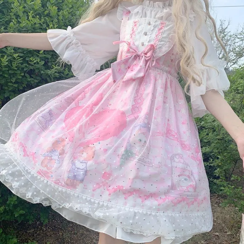 Neko Family Tree Lolita Dress