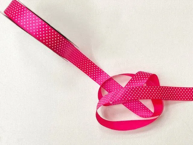 Novelty Satin Ribbon - Small Polka Dots