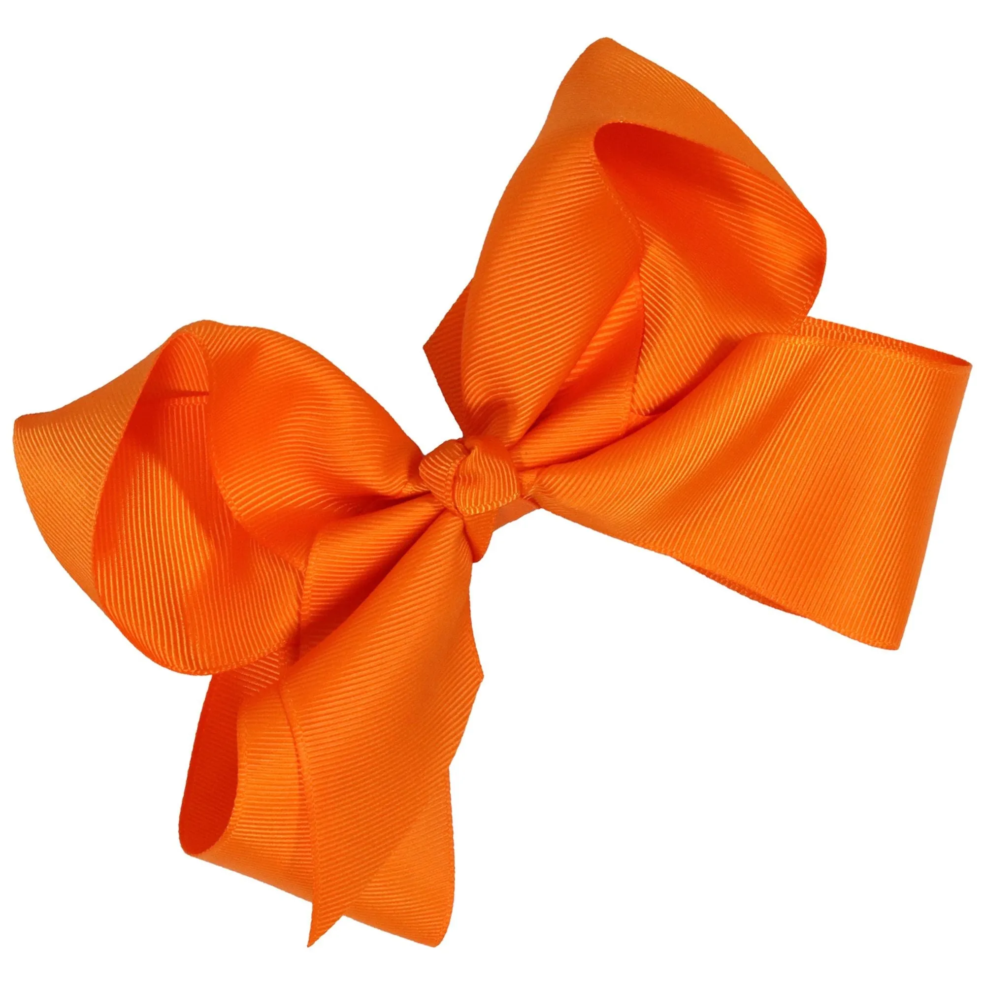 Orange Classic Hair Bow