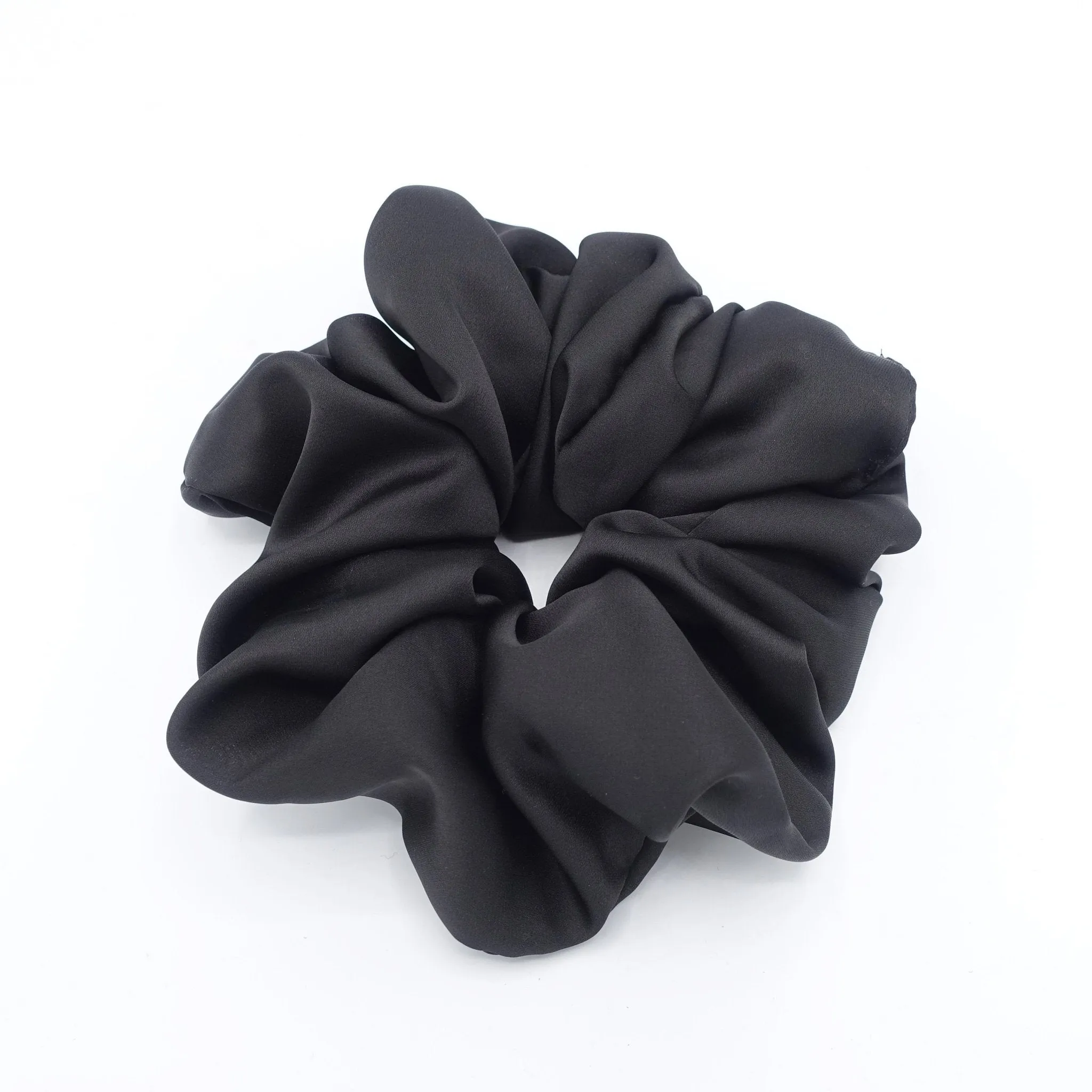 oversized satin scrunchies big scrunchie hair elastic voluminous hair tie women hair accessory