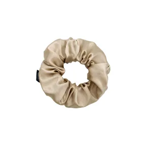 Premium Mulberry Silk Scrunchie - Champagne Gold - Large