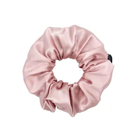 Premium Mulberry Silk Scrunchie - Pink - Extra Large