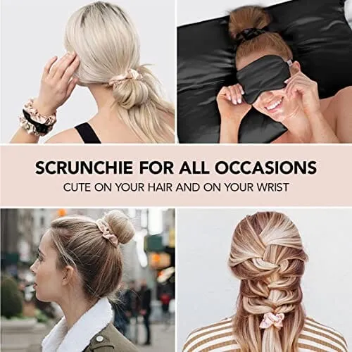 Satin Hair Scrunchies| Kitsch