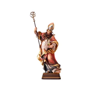 St. Albert with Pen - Wood Carved