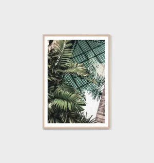 TROPICAL POOL FRAMED PRINT