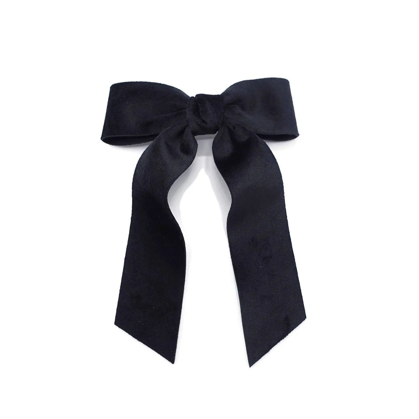 velvet black bow hair accessory shop for women